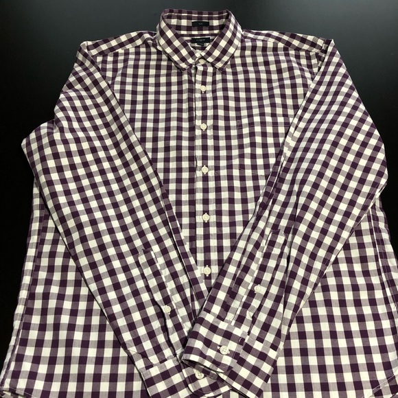 J Crew Gingham Slim Button Up - Picture 1 of 1